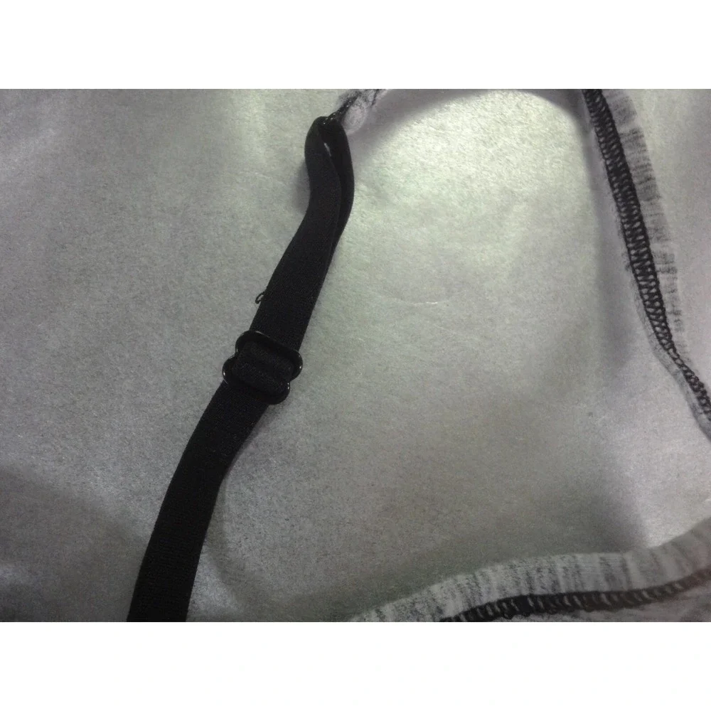 PINK Victorias Secret small wireless bralette strappy‎ back gray T-back